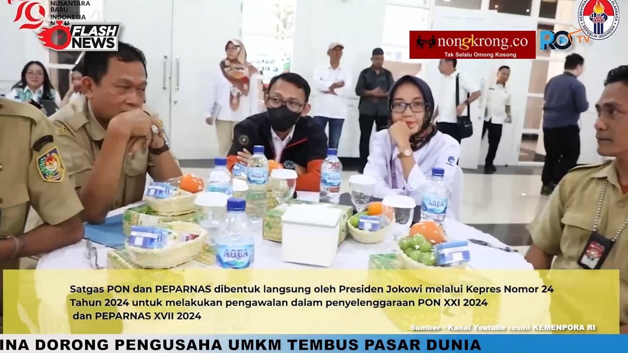 Menpora Hadiri Rapat Koordinasi Satgas PON