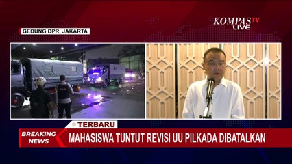 下载视频: Wakil Ketua DPR, Sufmi Dasco soal RUU Pilkada Batal: Diketok, Yang Berlaku Adalah Hasil Putusan MK