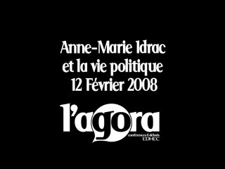 Anne Marie Idrac et la vie politique