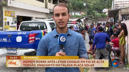 Giro Vem: Homem morre após choque levar choque elétrico em Moreno