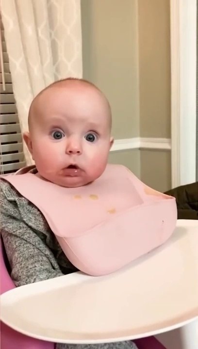 very hungry baby