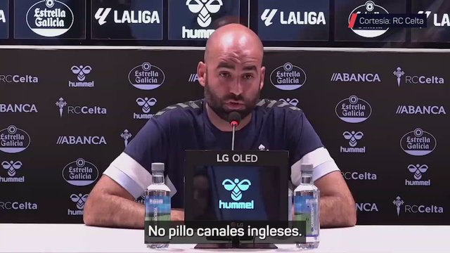 Giráldez y las palabras de Benítez: No pillo canales ingleses