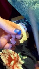 Working on Cremation Jewelry Pendant.