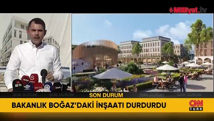 Boğaz'daki kaçak inşaatla ilgili Bakan Kurum'dan açıklama