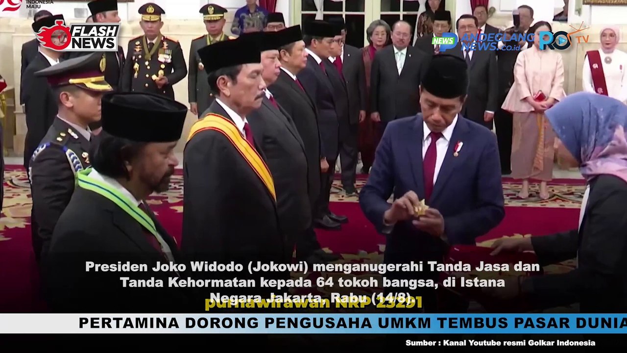 KADER PARTAI GOLKAR TERIMA TANDA JASA DAN KEHORMATAN DARI PEMERINTAH