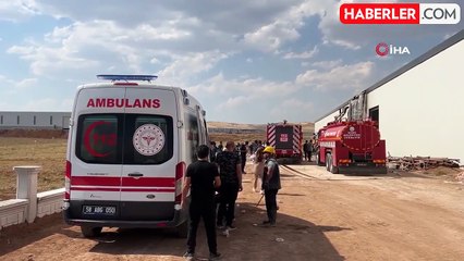 Mobilya fabrikasındaki yangın büyümeden söndürüldü