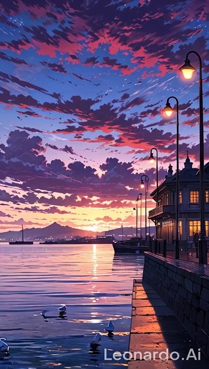 Harbor at Twilight
