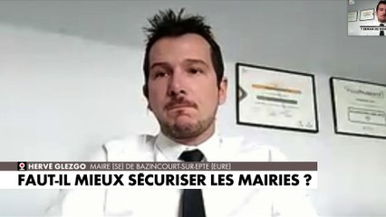 Hervé Glezgo, maire de Bazincourt-sur-Epte, évoque l'incendie dans la mairie d'Angoulême