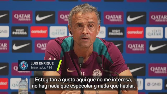 Luis Enrique, de nuevo enfadado ante una pregunta sobre Mbappé