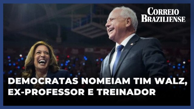 Com currículo atípico, Tim Walz é nomeado por democratas para ser vice-presidente de Kamala Harris