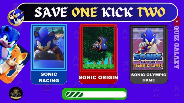 SAVE ONE.. .KICK TWO... SONIC 3 THE HEDGEHOG ⚡️ | Would You Rather Sonic | Quiz galaxy