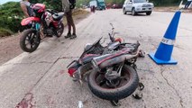 Accidente en la carretera CA-4 deja motociclista al borde de la muerte