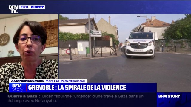 Fusillade à Grenoble: Je demande des effectifs de police supplémentaires sur le territoire , affirme Amandine Demore, maire PCF d'Échirolles (Isère)