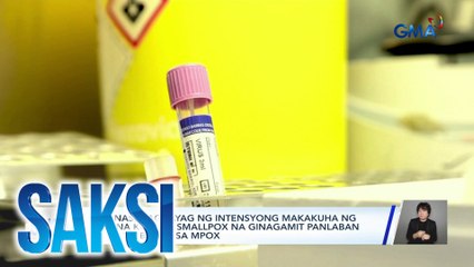 Pilipinas, naghayag ng intensyong makakuha ng bakuna kontra smallpox na ginagamit panlaban ng ilang bansa sa mpox | Saksi