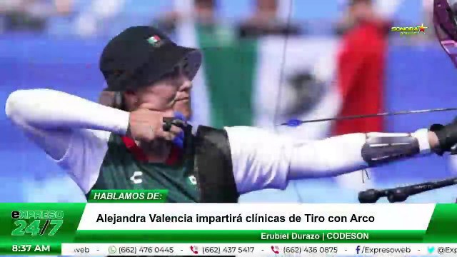 Alejandra Valencia comandará academia de tiro con arco en Hermosillo