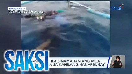 Butanding, tila sinamahan ang mga mangingisda sa kanilang hanapbuhay | Saksi