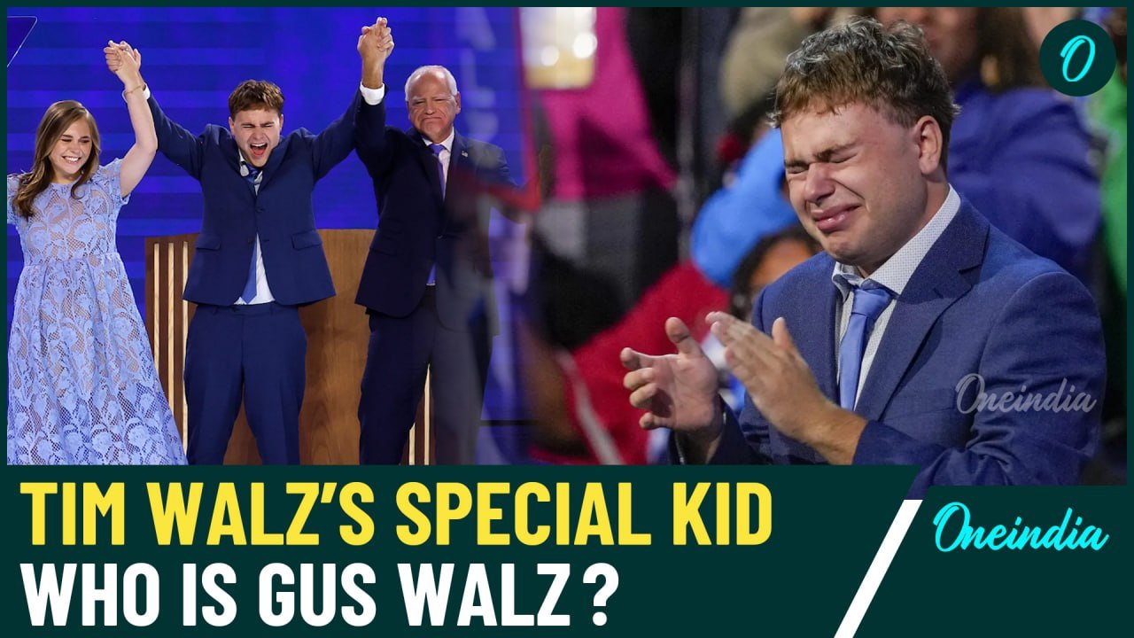 Meet Gus Walz: Tim Walz’s Neurodivergent Son Who Took The Centre Stage At DNC 2024| Watch