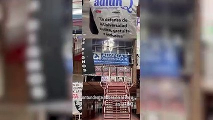 Contundente adhesión al paro en la UNQ