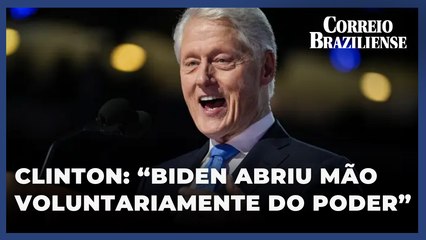Bill Clinton elogia Biden na Convenção Democrata