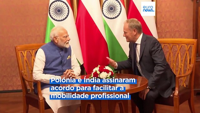 Modi discute segurança e comércio com dirigentes polacos antes de visita à Ucrânia