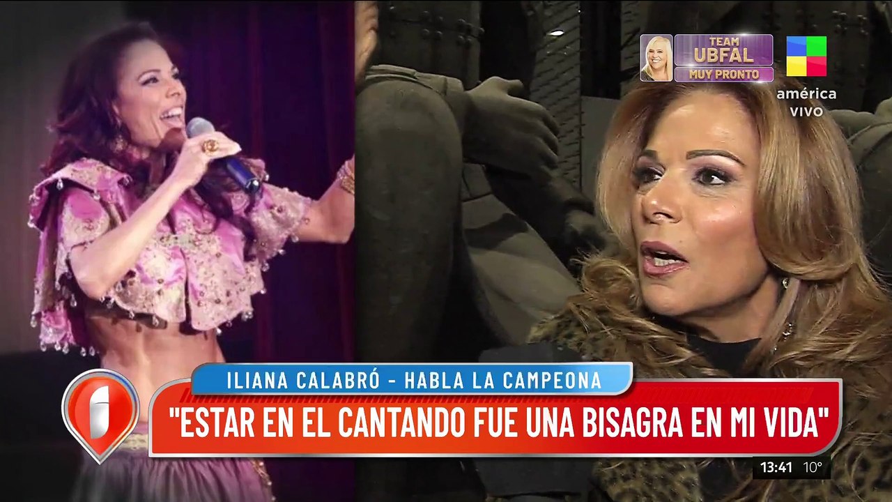 Iliana Calabró: "Estar en el 'Cantando' fue una bisagra en mi vida", y contó: "No cantaría como participante"