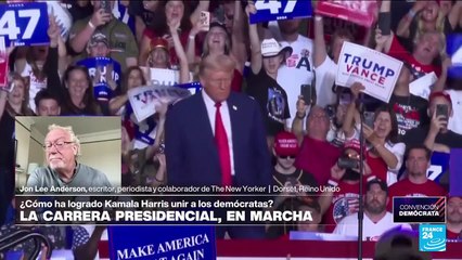 Jon Lee Anderson: ‘el discurso de Harris es optimista, mientras que el de Trump es oscuro’