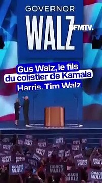 C'est mon père : l'émouvante réaction de Gus Walz, le fils du colistier de Kamala Harris, à la convention démocrate