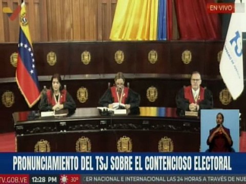 TSJ: Boletines del CNE están respaldados por actas de escrutinio emitidas por cada máquina