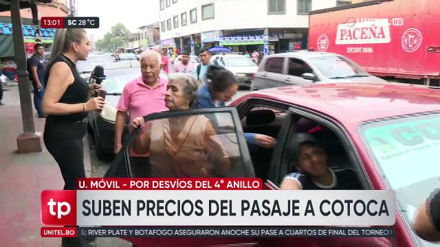 ​Suben la tarifa del pasaje en la ruta Cotoca - Santa Cruz de la Sierra