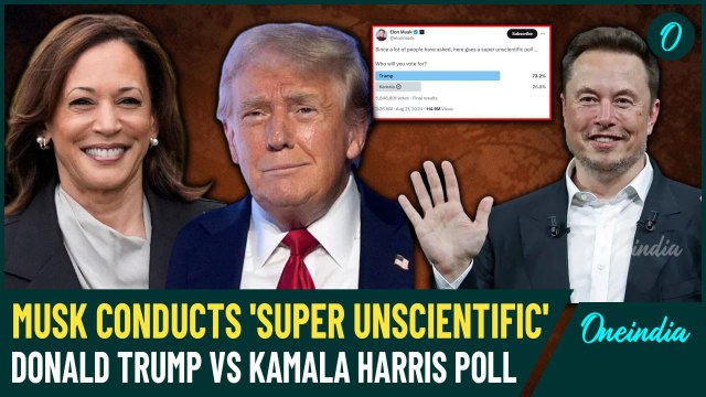 Trump Vs Harris On X: Tesla Boss Elon Musk’s Poll On Kamala Harris Vs Donald Trump Shocking Results