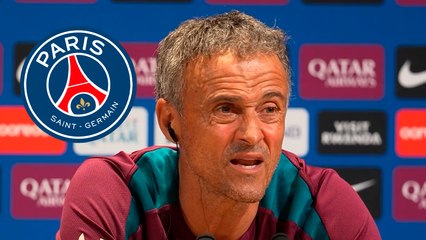Luis Enrique reponde cuando le preguntan sobre su futuro en el París Saint-Germain "No me interesa, estoy muy agusto aquí"