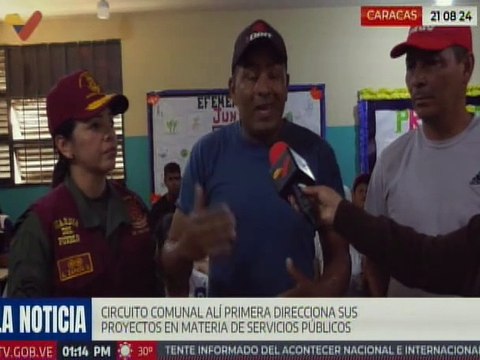 Caracas I En el circuito comunal Alí Primera fijan dirección de proyectos a los servicios públicos