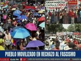 Pueblo venezolano se moviliza en rechazo al fascismo y las expresiones de odio