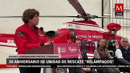 Unidad de Rescate Aéreo Relámpagos cumple tres décadas con más de 13 mil operaciones