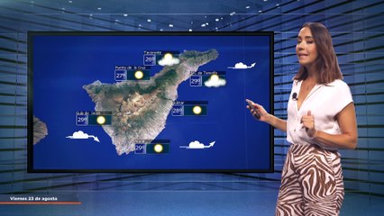 La previsión del tiempo en Canarias para el 23 de agosto de 2024, en Atlántico Televisión.