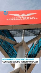 Movimiento Ciudadano se lanza contra el reparto de plurinominales