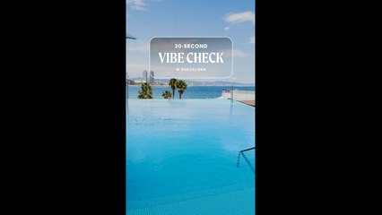 W Barcelona | 30-Second Vibe Check | Cosmo Clips