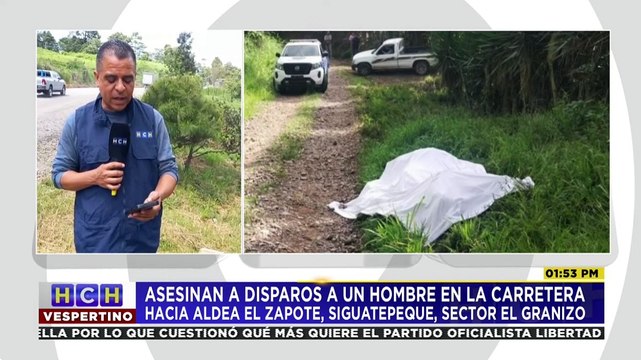 Motociclista muere de varios disparos en Siguatepeque