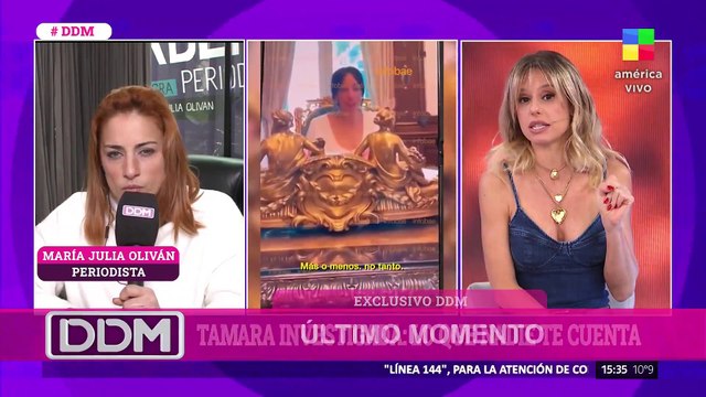 Se supo qué decían los chats privados entre Tamara Pettinato y Alberto Fernández