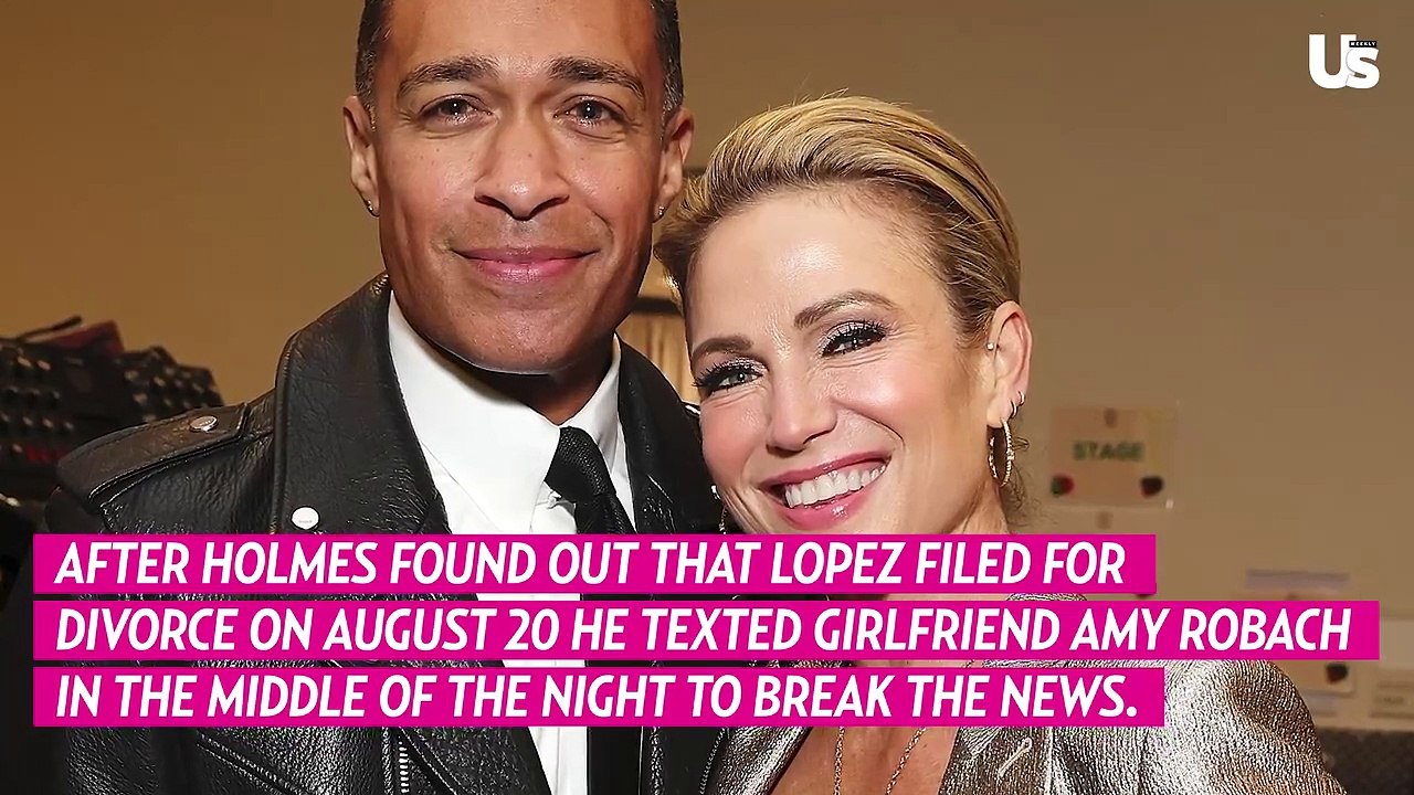 'Sad' T.J. Holmes Texted Amy Robach at 3AM About J. Lo and Ben's Split