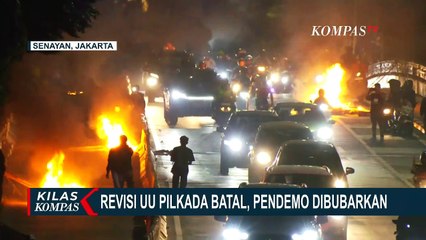 DPR Pastikan Batal Revisi UU Pilkada, Massa Demo Dibubarkan