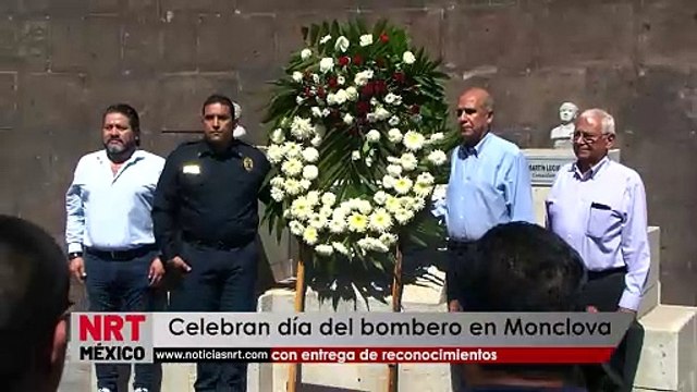 Celebran día del bombero en Monclova con entrega de reconocimientos
