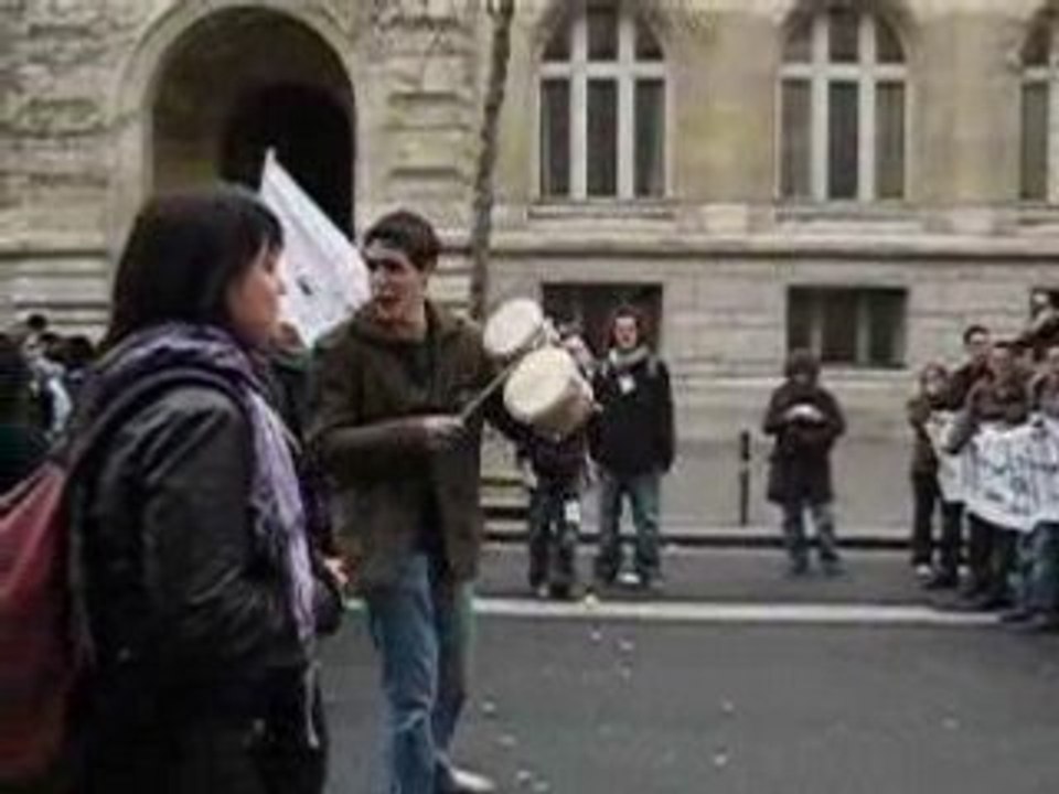 Manifestation du mardi 8 avril 2008 - Lycée Sarcey