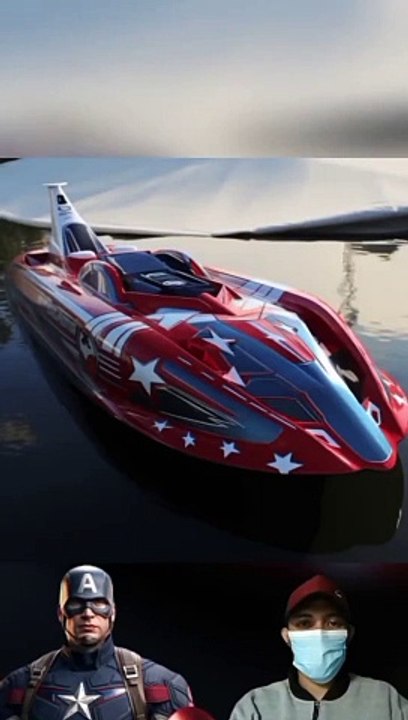 Superheroes but speedboat part 1 ALL Characters (Marvel & DC) #avengers #dc #ai #shorts