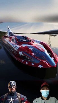 Superheroes but speedboat part 1 ALL Characters (Marvel & DC) #avengers #dc #ai #shorts