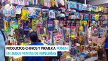 Productos chinos y piratería ponen en jaque ventas de papelerías