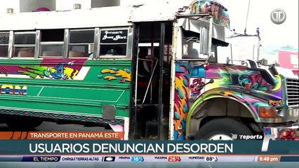Piden a las autoridades poner orden en el transporte en Panamá Este