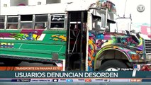 Piden a las autoridades poner orden en el transporte en Panamá Este
