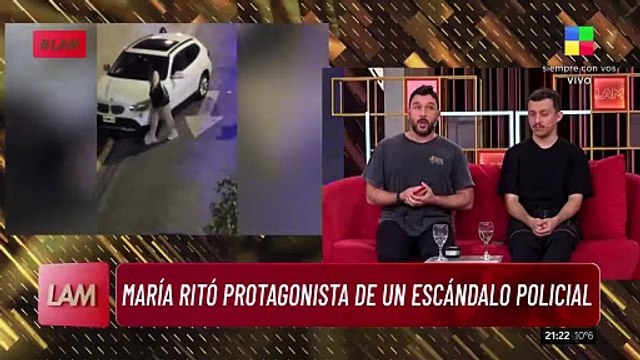 María Eugenia Ritó protagonizó un escándalo policial