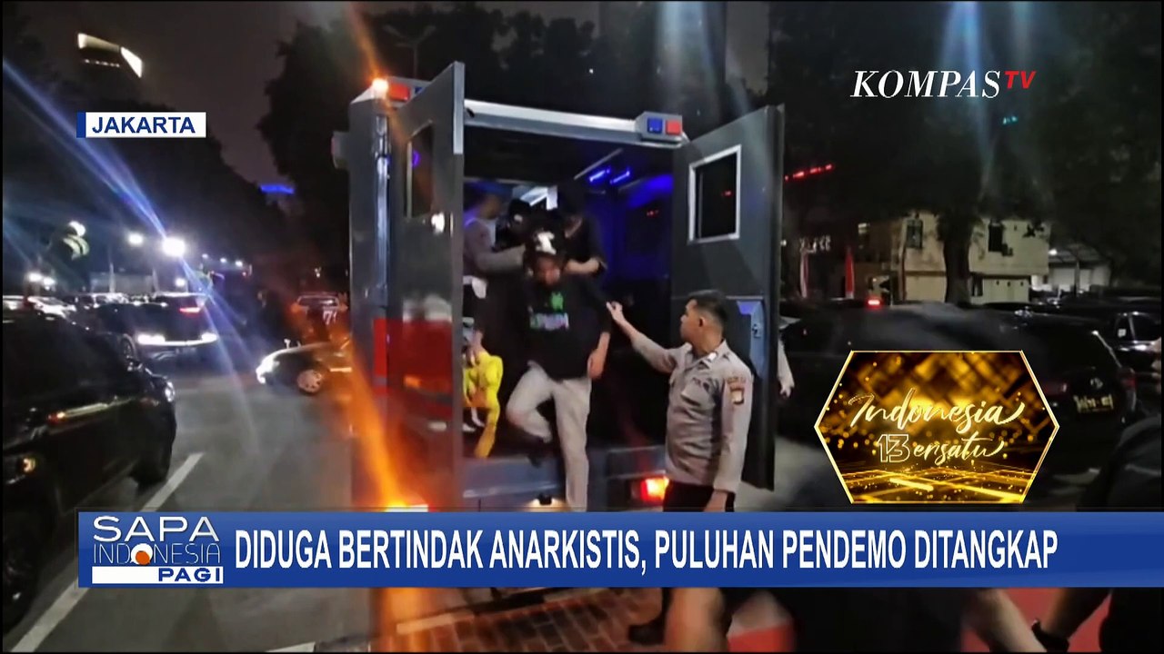 Puluhan Pendemo Ditangkap Polisi Dugaan Bertindak Anarki, PDIP Adian: Semuanya Harus Baik-Baik Saja